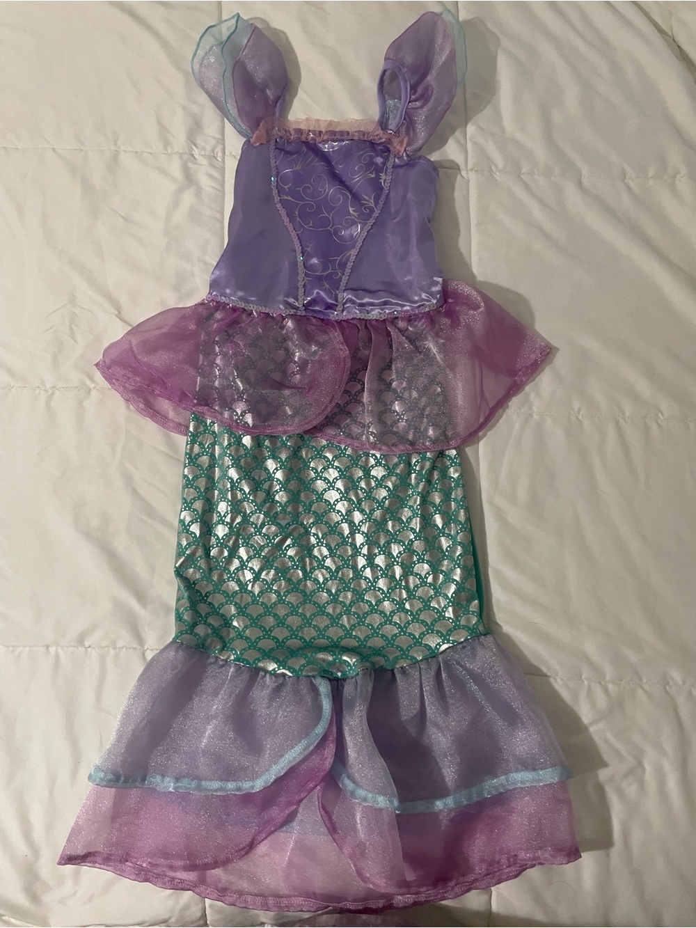 Kids Mermaid Costume - Purple & Teal Dress
